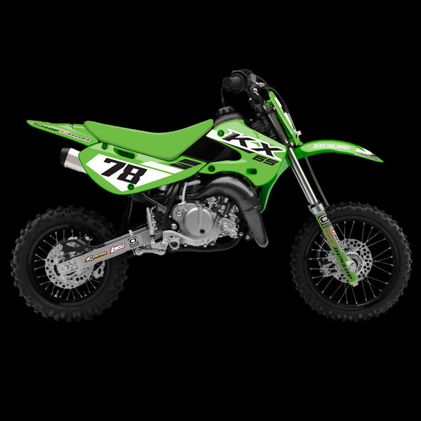 KX 65 2000 - 2025 Kawasaki Graphics Kit - Works Classics