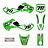KX 65 2000 - 2025 Kawasaki Graphics Kit - Works Classics