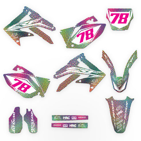 CMYK Halftone CMYK Honda Full Graphics Kit