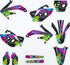 Retro Summer Highlighter Yellow/Black Honda Full Graphics Kit
