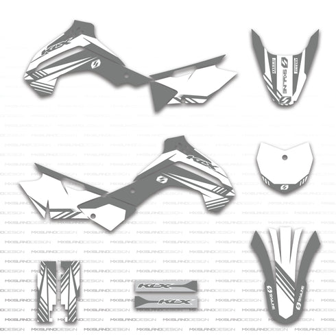 S-ONE: Kit gráfico completo Kawasaki AMARILLO/VERDE