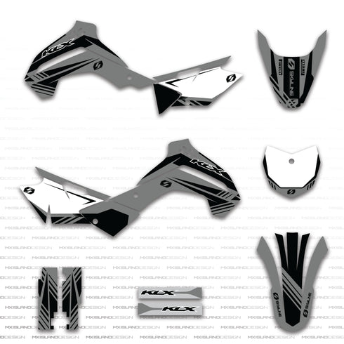 S-ONE: Kit gráfico completo Kawasaki AMARILLO/VERDE