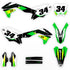 S-ONE Yellow/Green Kawasaki Full Graphics Kit