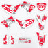 Venom White/Grey Honda Full Graphics Kit