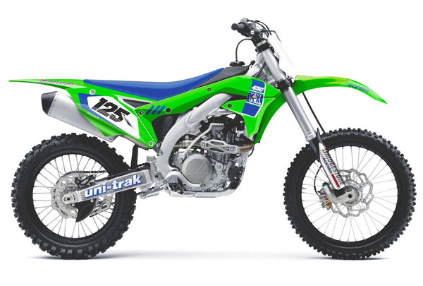 EIGHTY9 FACTORY: BLUE/GREEN Kawasaki Full Graphics Kit