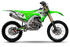 Factory Black/Green Kawasaki Full Graphics Kit