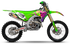 NINETY IV Magenta/Green Kawasaki Full Graphics Kit