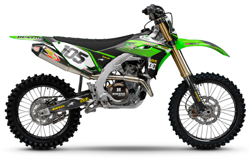 RIDGELINE: Kit de gráficos completo Kawasaki VERDE/VERDE