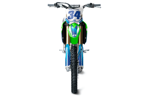 S-ONE: Kit gráfico completo Kawasaki AMARILLO/VERDE