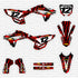 Island Strike Black/Red Honda Full Graphics Kit