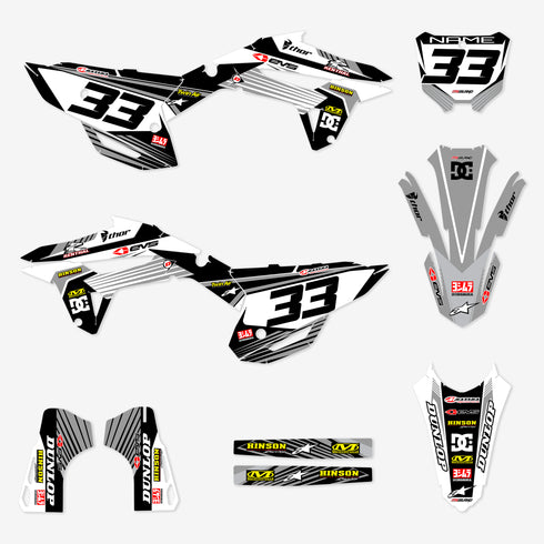 Ridgeline White/Grey Honda Full Graphics Kit