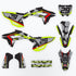 Urban Camo Red/Highlighter Yellow Honda Full Graphics Kit