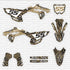 Zebra Camo Charcoal/Tan Honda Full Graphics Kit