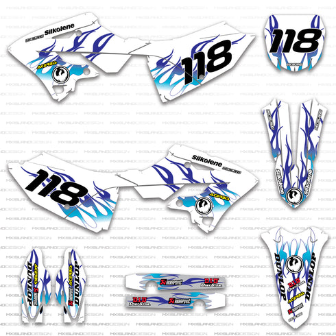 Flame: Ice Yamaha Full Graphics Kit