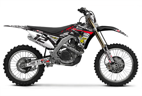 BEAST MODE: BLACK/RED Honda Full Graphics Kit