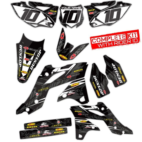 Island Strike: Black/Grey Honda Full Graphics Kit