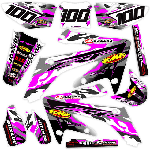 Jet Fighter: Magenta/Grey Honda Full Graphics Kit