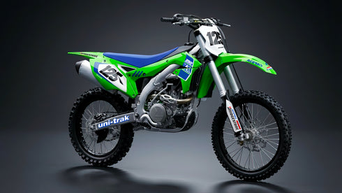 EIGHTY9 FACTORY: BLUE/GREEN Kawasaki Full Graphics Kit