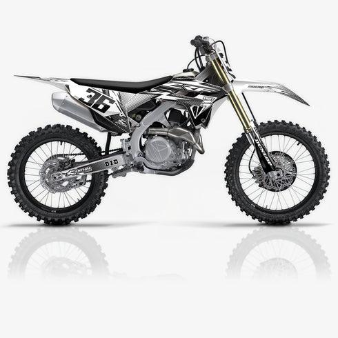 Platen White/Black Honda Full Graphics Kit