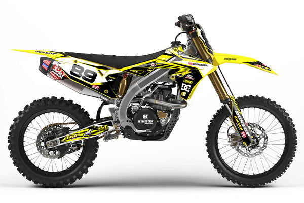 RIDGELINE: YELLOW/BLACK Suzuki Full Graphics Kit