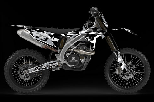 CAMO URBANO: Kit de gráficos completo Suzuki AMARILLO/GRIS