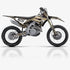 Zebra Camo Charcoal/Tan Honda Full Graphics Kit