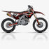 Island Strike Black/Red Honda Full Graphics Kit