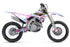 Night Rider: Magenta/Cyan (White) Honda Full Graphics Kit