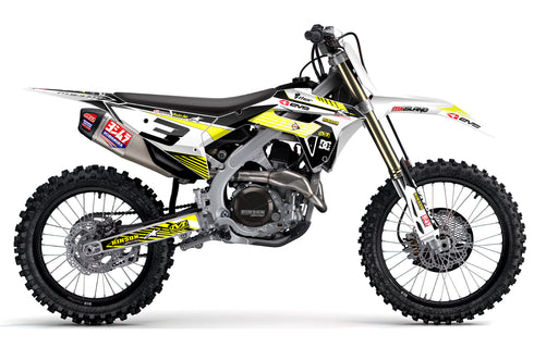 RIDGELINE: YELLOW/WHITE Full Full Graphics Kit