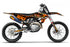 Mx Island ISLAND STRIKE: BLACK/ORANGE Full Graphics kit — fits KTM®