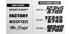 Mx Island RIDGELINE : BLUE/ORANGE Number Plate Graphics kit — fits KTM®