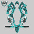 BONECRUSHER: TEAL/BLACK Full Graphics kit