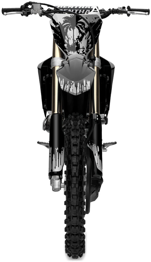Angel Heart: Kit gráfico completo KTM NEGRO/GRIS CLARO