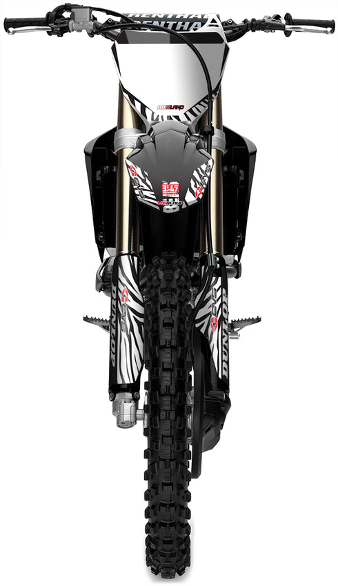BEAST MODE: BLACK/RED Honda Full Graphics Kit