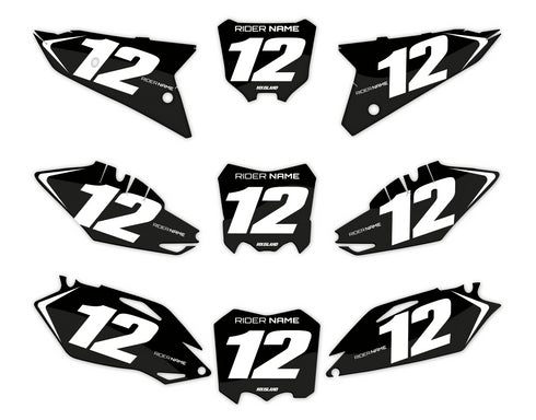 SERIE X-2: Kit gráficos matrícula Honda