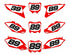 X-3 SERIES: Honda Number Plate Graphics kit