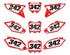 X-4 SERIES: Honda Number Plate Graphics kit