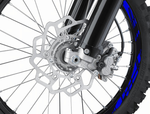 ISLAND STRIKE: BLACK / BLUE Rim Graphics