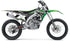 kawasaki complete graphics kit in concept black green design, mxisland