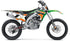 kawasaki orange green full graphics kit in concept design