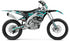 JET FIGHTER: Kit de gráficos completo Kawasaki VERDE AZUL/GRIS