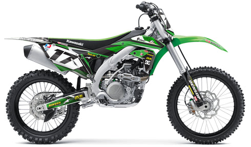 RIDGELINE: Kit de gráficos completo Kawasaki VERDE/VERDE