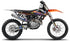 RIDGELINE: Kit gráfico completo KTM AZUL/NARANJA