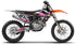 RIDGELINE: MAGENTA/BLANCO Kit gráfico completo KTM