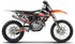 RIDGELINE: Kit gráfico completo KTM ROJO/BLANCO