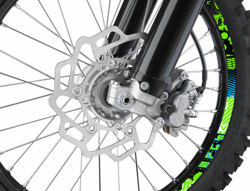 NIGHT RIDER: GREEN / CYAN Rim Graphics