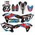 RIDGELINE: RED/BLUE Kawasaki Full Graphics kit