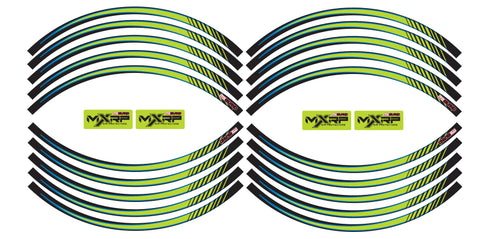 RIDGELINE: GREEN / BLUE Rim Graphics