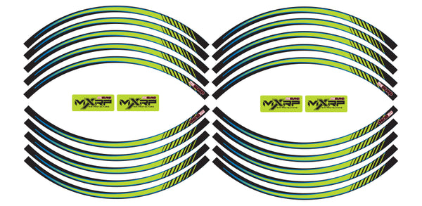 RIDGELINE: GREEN / BLUE Rim Graphics