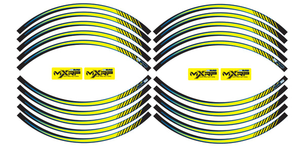 RIDGELINE: YELLOW / BLUE Rim Graphics